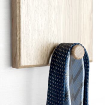 Oak Coat Peg Wreath Design, 6 of 6