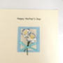 Mothers Day Card With Blue Blossom Flowers, thumbnail 1 of 3