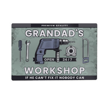 Personalised Workshop Metal Sign, 3 of 3