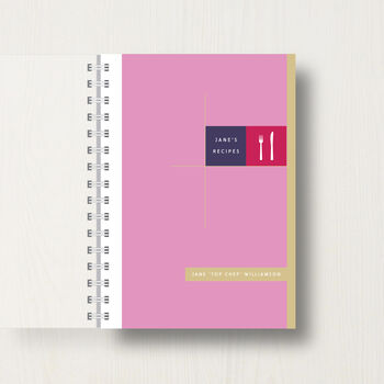 Personalised Foodie's Recipe Journal, 10 of 11