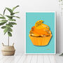 Orange Cupcake Print, thumbnail 2 of 6