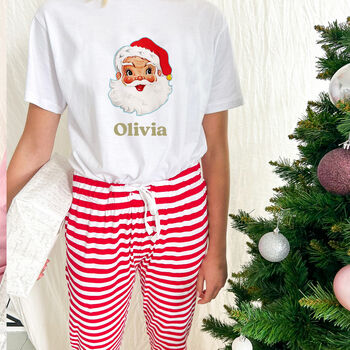 Adult Retro Santa Pyjamas, 3 of 5