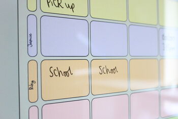 Personalised Weekly Family Planner Whiteboard, 3 of 4