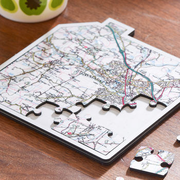Personalised My Home Wooden Map Jigsaw, 3 of 3