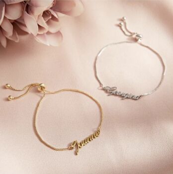 Personalised Name Tennis Bracelet, 2 of 7