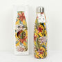 Tropical Yellow Insulated Stainless Steel Bottle, thumbnail 2 of 4