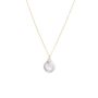 Baroque Flat Pearl Pendant Necklace Sterling Silver, thumbnail 11 of 12