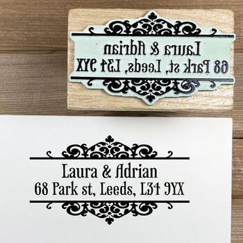 Personalised Address Stamp – Pattern, 9 of 11