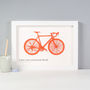 Personalised Cyclists Papercut 3D Print, thumbnail 6 of 6