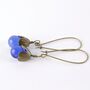 Vintage Water Lily Earrings, thumbnail 4 of 10