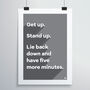 Get Up Stand Up Print, thumbnail 3 of 12