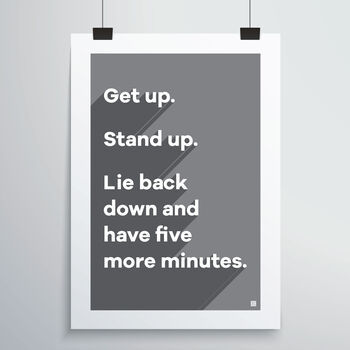 Get Up Stand Up Print, 3 of 12