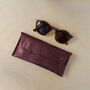 Personalised Leather Double Stud Glasses Case, thumbnail 7 of 12