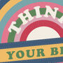 'Think Your Best Thoughts' Pennant Print, thumbnail 2 of 4