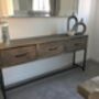 Industrial Reclaimed Drawer Console Side Table 575, thumbnail 1 of 2