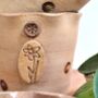 Birth Flower Pottery Plant Pot Gift Handmade Planter, thumbnail 5 of 10