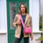 Pink Dragon Scales Bag Strap | Extra Long Crossbody Replacement Bag Strap, thumbnail 2 of 5