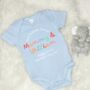 First Mother's Day Best Friends Forever Personalised Babygrow, thumbnail 3 of 9