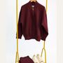 Margot Sweatshirt In Burgundy, thumbnail 6 of 6