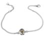 Sterling Silver And Gold Vermeil Poppy Bracelet, thumbnail 2 of 3