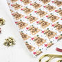 Xmas Wrapping Paper 'Merry And Bright' Christmas, thumbnail 3 of 3