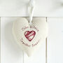 Personalised Hanging Heart Engagement Gift For Couple, thumbnail 6 of 11