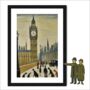 Big Ben London Lowry Style Framed Art, thumbnail 1 of 2