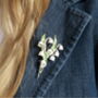 Lily Of The Valley White Flower Brooch, thumbnail 3 of 6