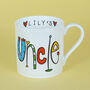 Uncle's Favourite Bone China Personalised Mug, thumbnail 2 of 3