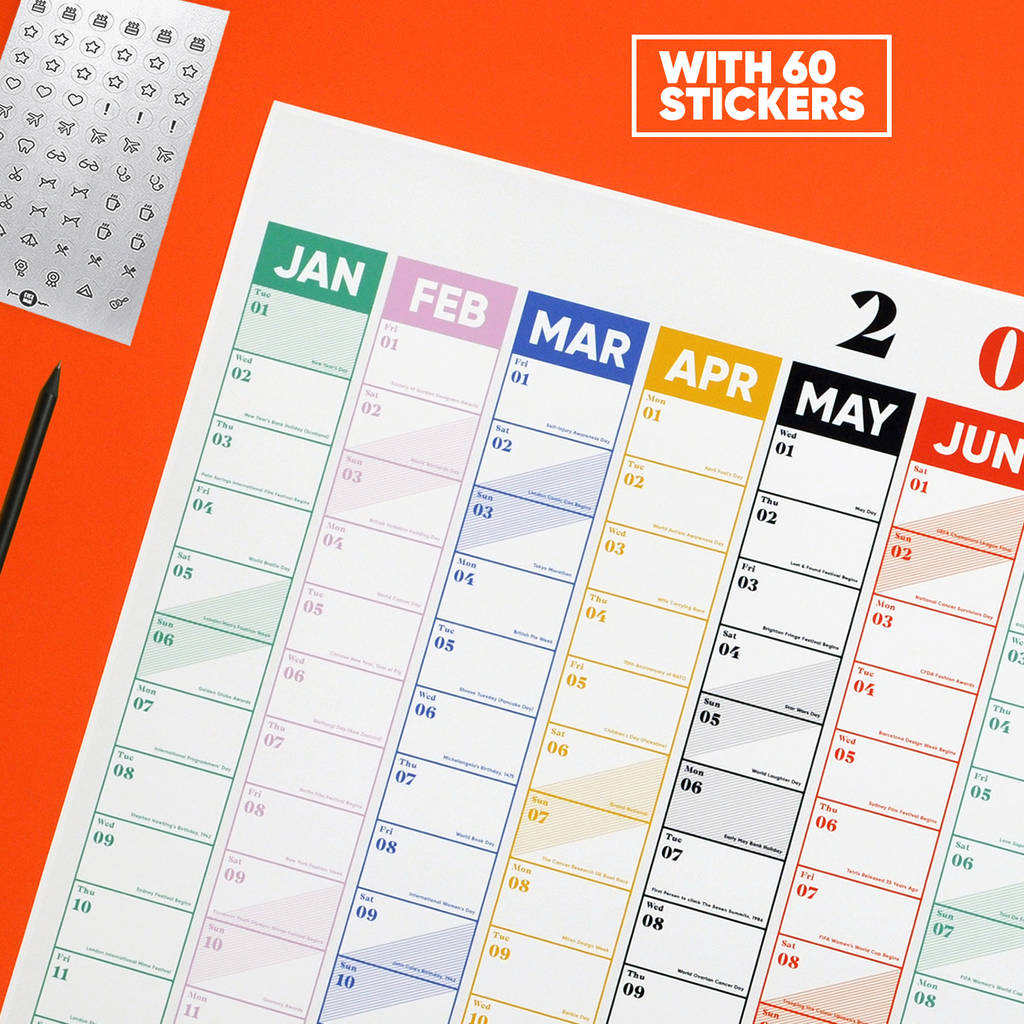 2019 Wall Planner, 1 of 10