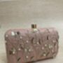 Pink Pearl Handcrafted Clutch Bag, thumbnail 5 of 5