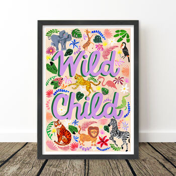 Wild Child Safari Kids Print, 9 of 10