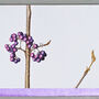 Botanical Card With 'Beautyberry' Illustration, thumbnail 2 of 2