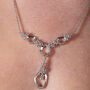 Volcan Necklace With White Topaz, thumbnail 2 of 5