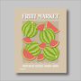 Watermelon Fruit Market Print, thumbnail 2 of 2
