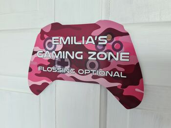 Games Controller Personalised Sign, 5 of 5