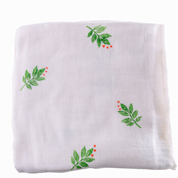 Treetop Organic Swaddle Blanket, 3 of 4