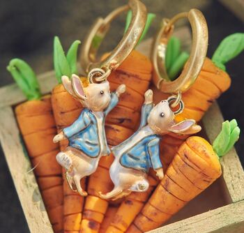 Fable England X Peter Rabbit Huggie Earrings, 2 of 8