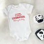 I'm Going To Support… Team Personalised Babygrow, thumbnail 3 of 9