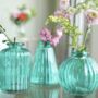 Three Vintage Style Glass Bud Vases, thumbnail 6 of 7