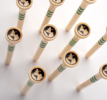 Classic 70mm Bamboo Golf Tees 30pcs Gift, 2 of 8