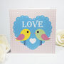Cutie Love Birds Greeting Card, thumbnail 1 of 2
