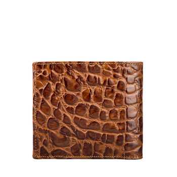 Mens Bifold Wallet With Coin Section.'Ticciano Croco', 3 of 9