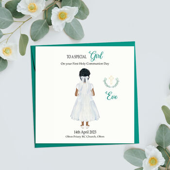 1st Holy Communion Card For A Special Girl, 3 of 6