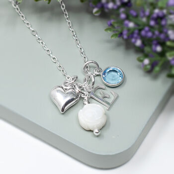 Personalised If Friends Were Flowers Sterling Silver Necklace, 4 of 6