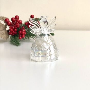 Glass Christmas Angel Decoration, 4 of 7