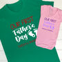 Personalised Our First Father's Day T Shirt Set, thumbnail 2 of 10
