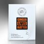 Ginger Lives Matter Enamel Pin Badge, Birthday Gift, Christmas Stocking Gift For Ginger Haired People, thumbnail 6 of 8