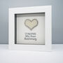 Personalised 30th Pearl Anniversary Heart Frame Gift, thumbnail 2 of 5