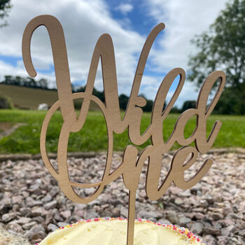 Wild One Cake Topper Birthday Cake, 5 of 5